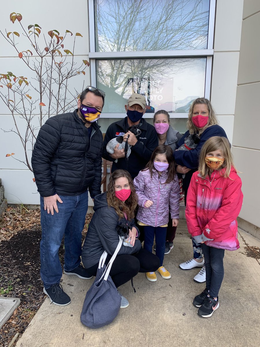 APAofMO's tweet photo. There are plenty of puppy play dates ahead for this crew! Candie, Cacia, and Camille all went home with different members of the same family! Congrats to all! https://t.co/2rb4RIbhOY