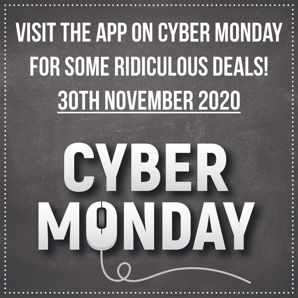 If ypu haven't already? Download the "Caterlink 93" App today, ready for Cyber Monday.