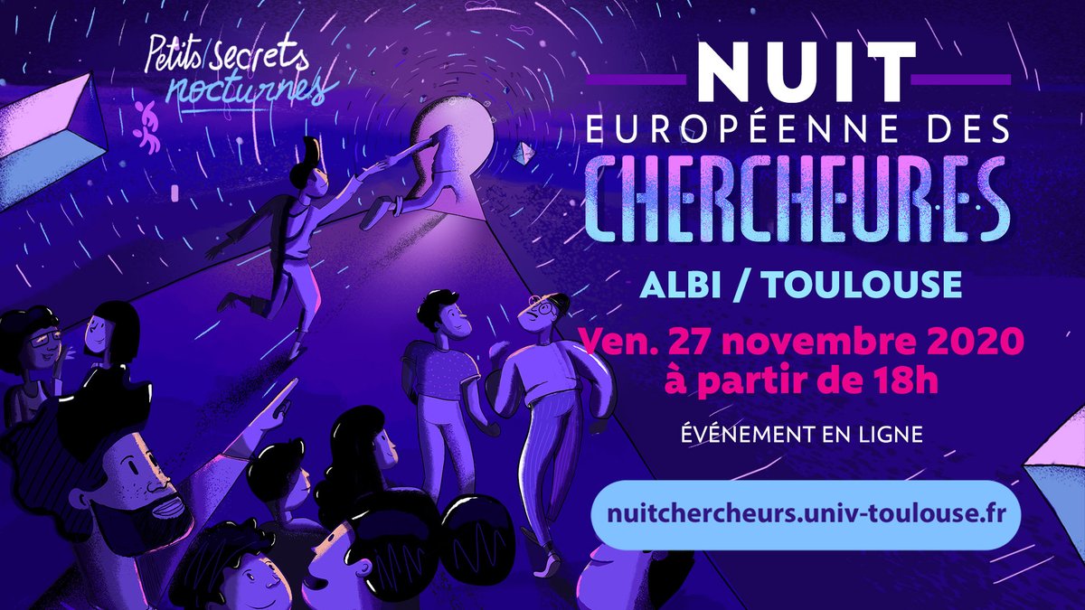 #NuitChercheurs ✨ Émission de radio, film, BD... Retrouvez toutes les autres animations de la #NuitChercheurs ✨ sur ➡️ nuitchercheurs.univ-toulouse.fr