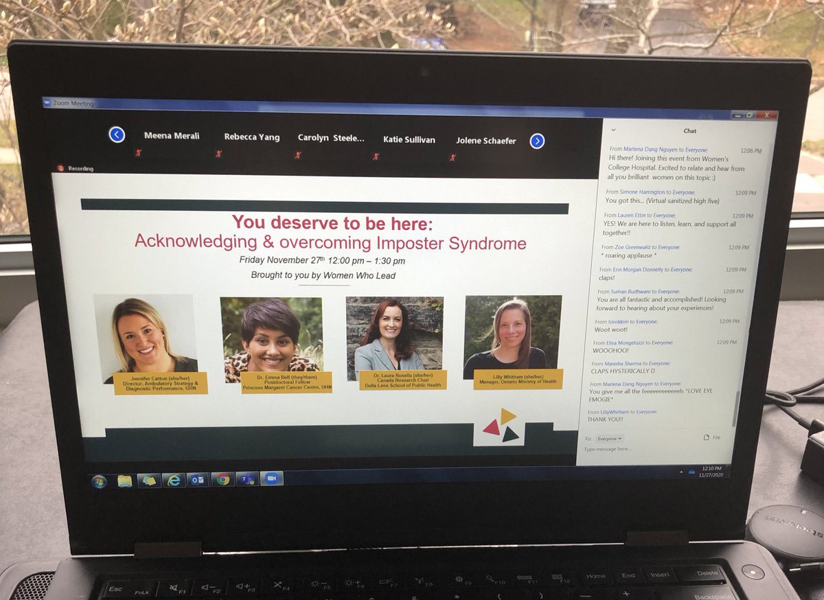 tierasts's tweet photo. This was exactly what I needed today. Thank you @WomenWhoLead_ for this uplifting &amp; inspiring talk on Imposter Syndrome. Take aways: my achievement monster will never be full, find allies, follow advice I give others. Thank you @CattonJay @LauraCRosella @lilly_whitham @emmabell42 https://t.co/jlw8QpzKVj