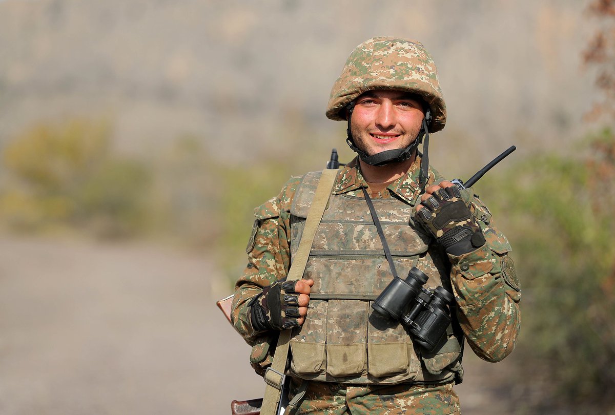 Thank you Armenian Soldier for your self-sacrifice and service.