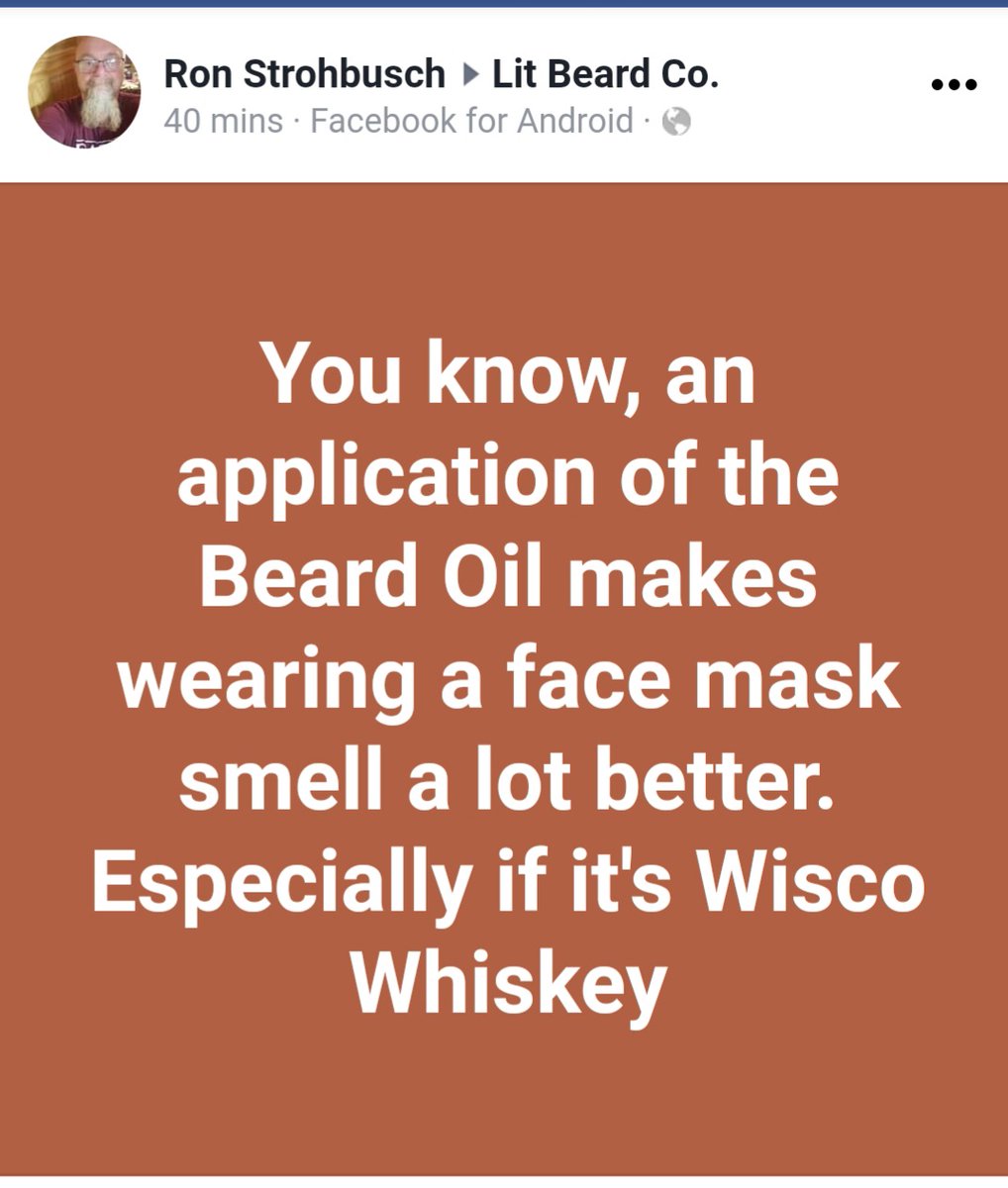 RON IS NOT LYING...LOL!

We brought Wisco Whiskey BACK NOW for all your thirsty beards!

Wisconsin's FAVORITE Old Fashioned inspired beard oil!

Use codeword LIT at checkout to save 15%

brotherhood.litbeardco.com/black-friday/?…