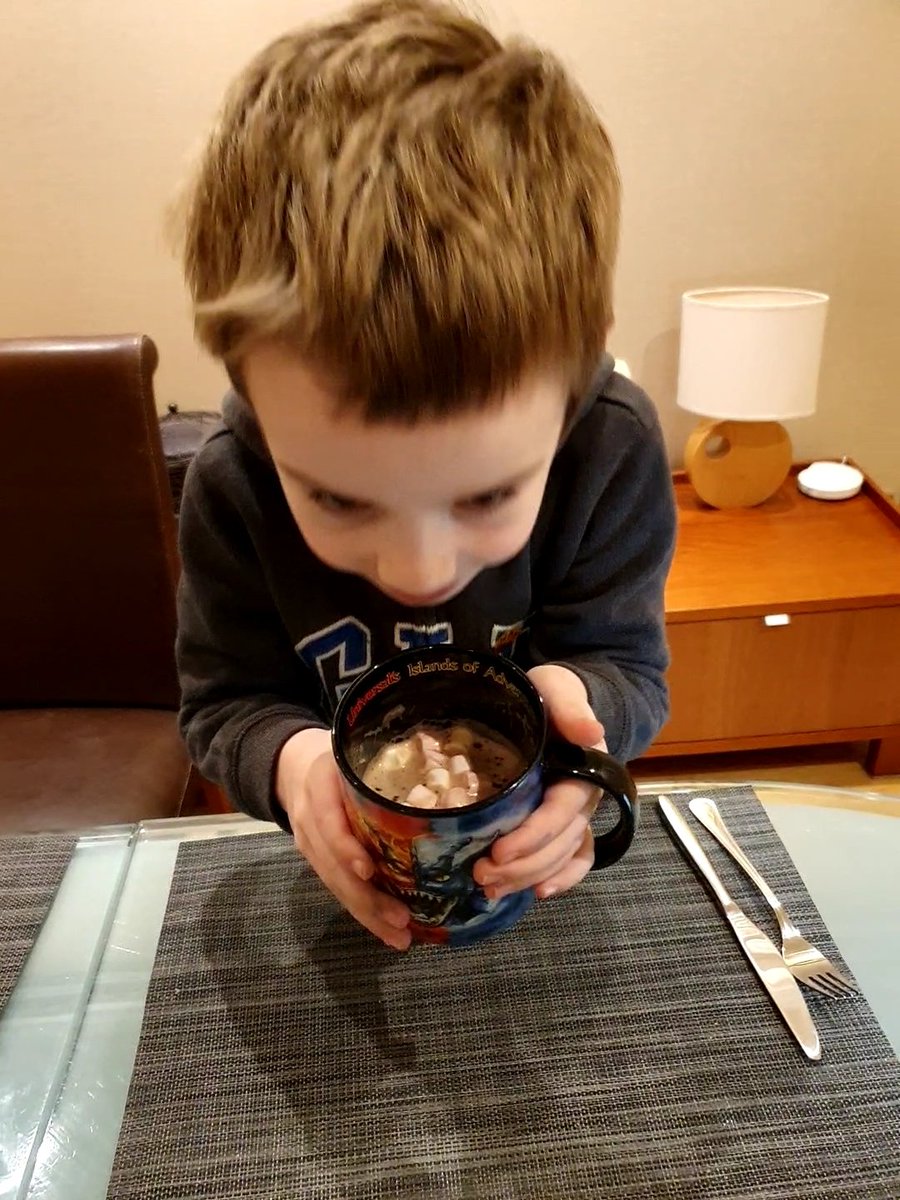 Neil_Alexander's tweet photo. @KinrossPrimaryS One happy boy today #hotchocfriday https://t.co/j4Mdjeypma