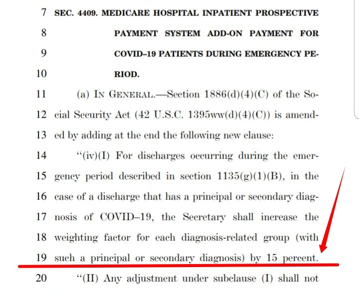 8. "According to Briand, the exaggeration of the  #COVID19 death number may be due to the constant emphasis on COVID-19-related deaths & the habitual overlooking of deaths by other natural causes in society."You sure it's not b/c covid deaths get a 15% bigger reimbursement? 