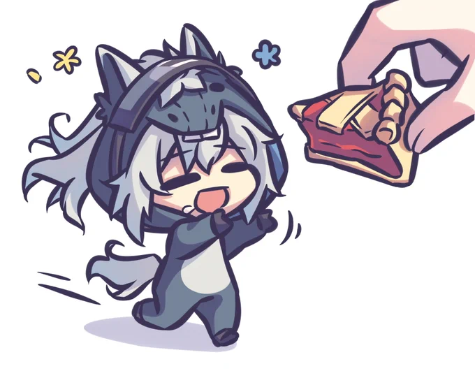 "You got me something to eat?" 
#Arknights #明日方舟 #アークナイツ 