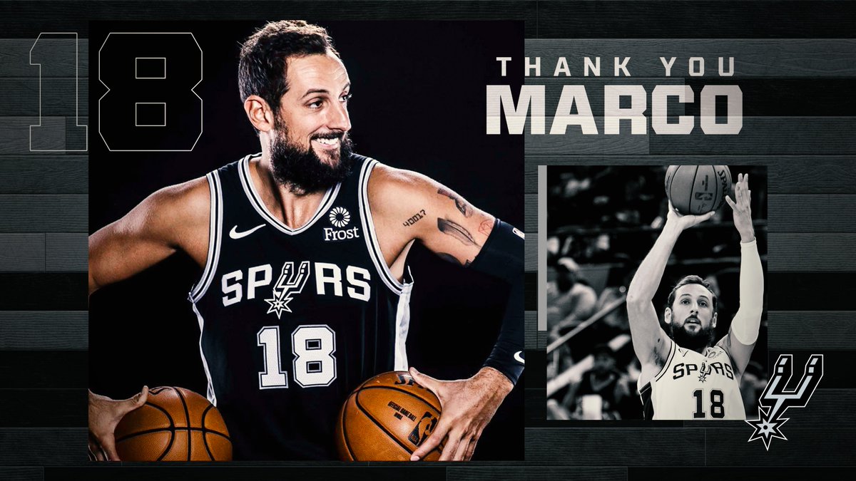 spurs's tweet photo. Thank you, @marcobelinelli! https://t.co/0pTk3r6eat
