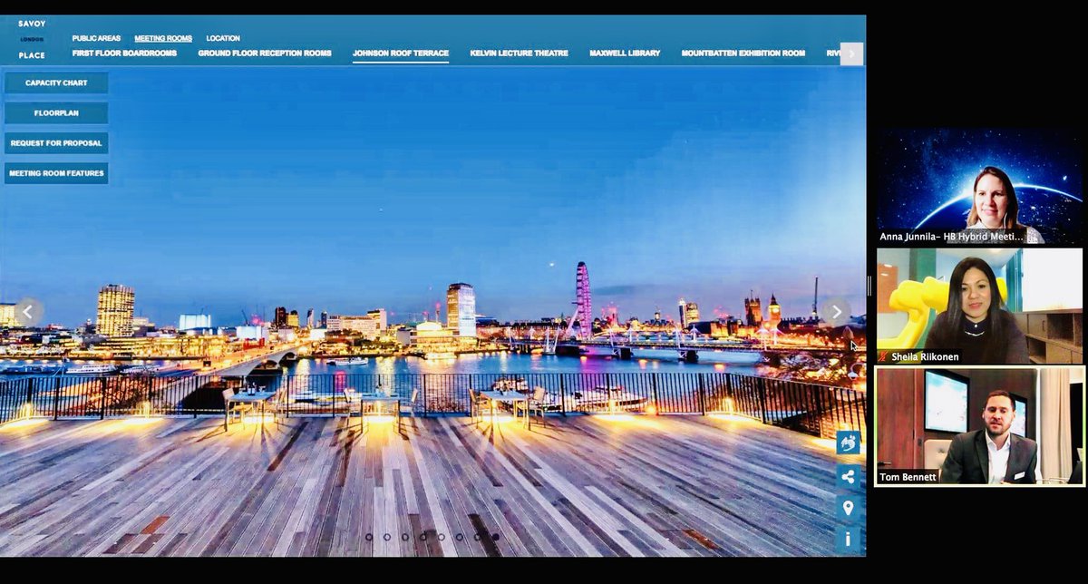 mshelsinki's tweet photo. We met @TheIET at @IMEX_Group Virtual! This week, had so much FUN with #STEM theme & #StarWars as background photo.
LIVE virtual site visit with @360Visualizer to a unique century-old venue hosted by Tom Bennett @ietvenues #IET @TheIET https://t.co/pYx6HYEgyN #visualizervisit https://t.co/sDPhhtdCAD