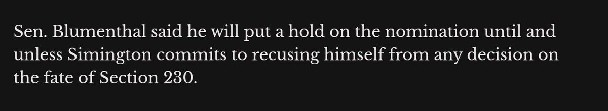 7/ I have a feeling Blumenthal doesn't favor Nate very much. Gee, wonder why?