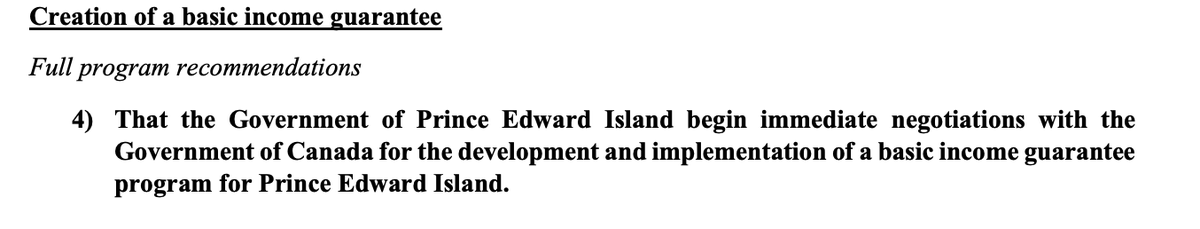 TomCoopster's tweet photo. Big news from Canada's smallest province today! Legislature of Prince Edward Island's -Special Committee on Poverty- strongly endorsing #BasicIncome! Bold leadership frm @PEIgreens &amp; other parties to lead this initiative. @hannahbethbell @AltassTrish cc @basicincomecdn @ubi_works https://t.co/lS4s9r9CjT