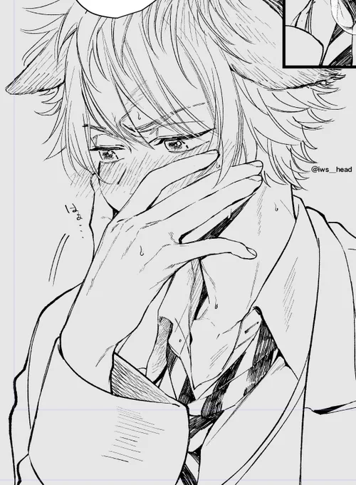 原稿進捗 たのしい…お絵かき楽しい;;; 