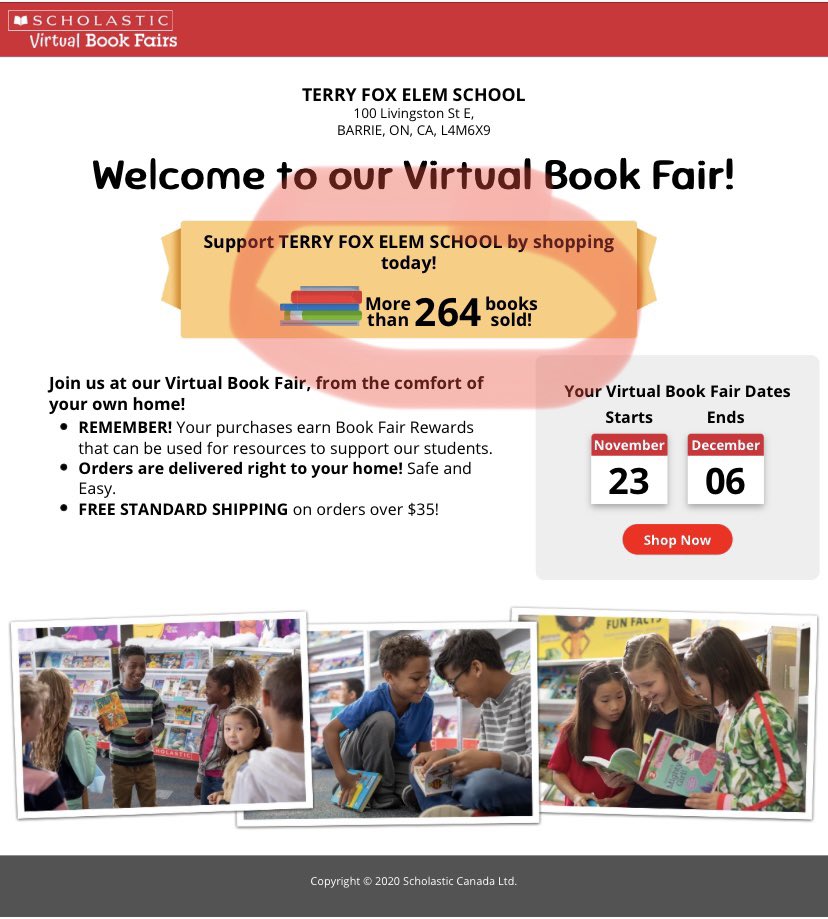👀👇👀👇👀
WOW! I would say our Virtual Family Night was a SUCCESS!!!🎉 More than 180 books sold! Thank you 🙏 so much for your support <a href="/TFTitans/">Terry Fox ES</a>. If you weren’t able to participate, no worries. We’re open until SUN, DEC 6. #TFoxBookFair
➡️FREE SHIPPING on orders over $35
😎📚🤩