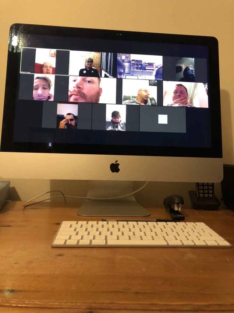 Another zoom call for the team tonight. A great turnout with everyone sharing the same excitement for a return to football soon⚽️🧡 #allpeoplematter #disabilityawareness #disabilityfootball #equalityforall #opportunities #cheshire #getinspired #getinvolved