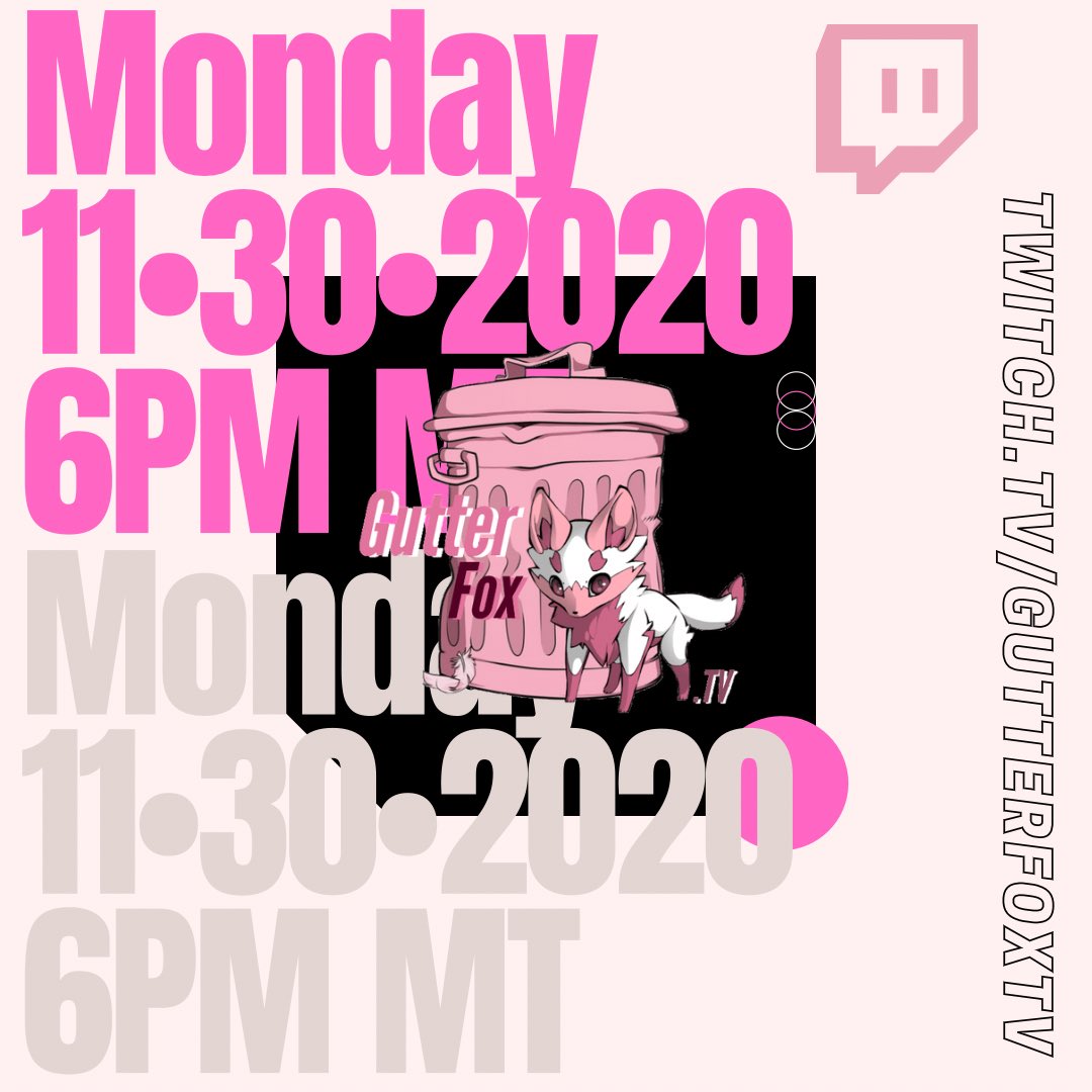 GutterfoxTV's tweet photo. Monday night at https://t.co/FLRIEIaC0q 💕 come hangout #twitchstreamer #gaming https://t.co/Eu6X2HEgxt