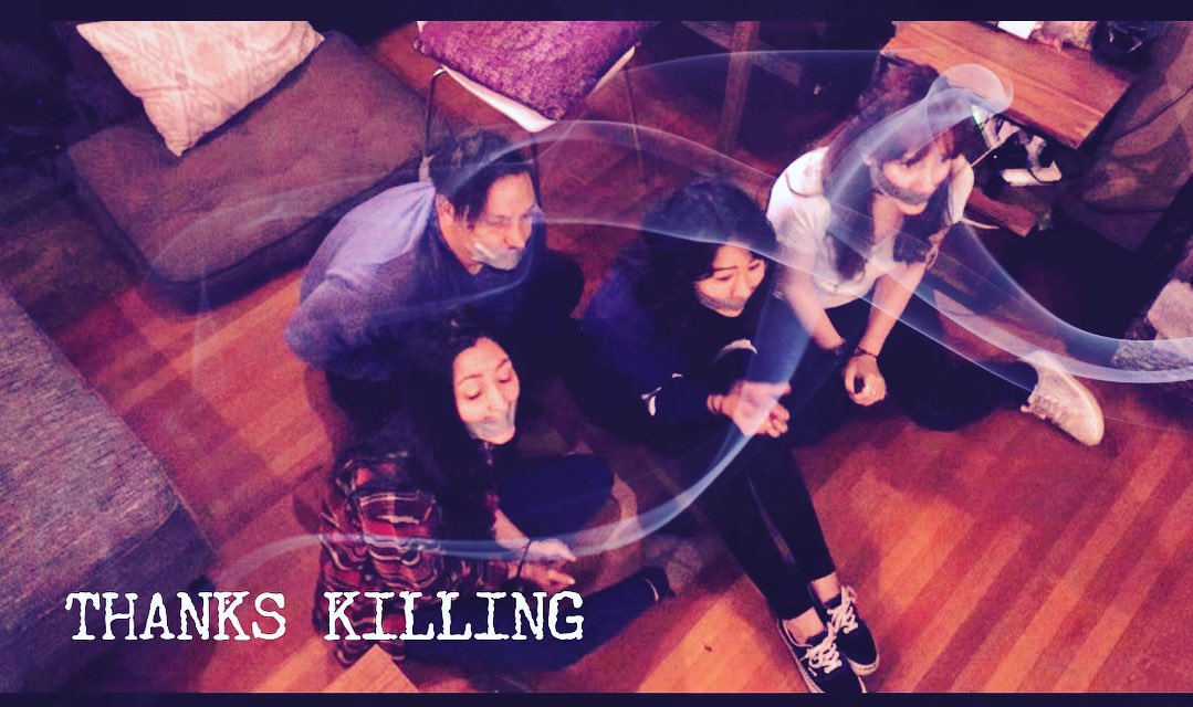 QueenMalvolia's tweet photo. All tied up with family yesterday? No worries! #thankskilling is great AFTER feasting! Think of it as desert �� Link: https://t.co/R1gd0kAGfh 🦃🔪
#thanksgiving2020 #thanksgivingdinner #holidayspecial #horrorhostess #youtube #followme #family #killertime #victims #webseries https://t.co/yIMmjxikvK