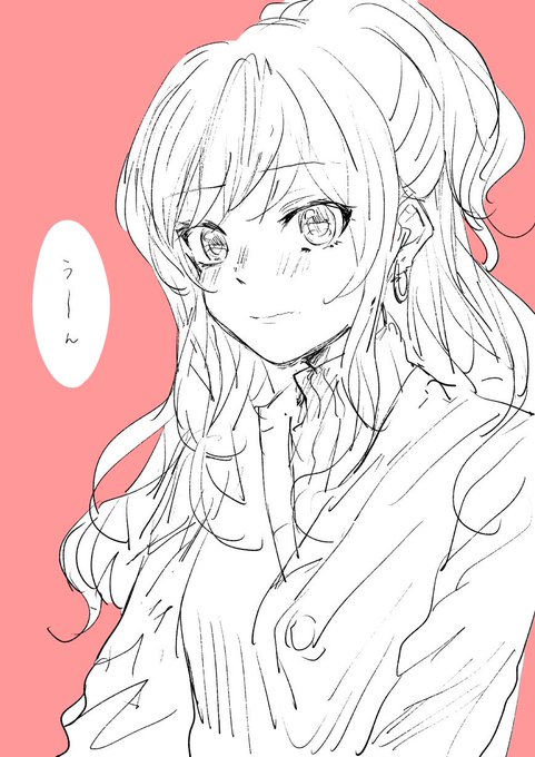 手癖で描いた今井さん 