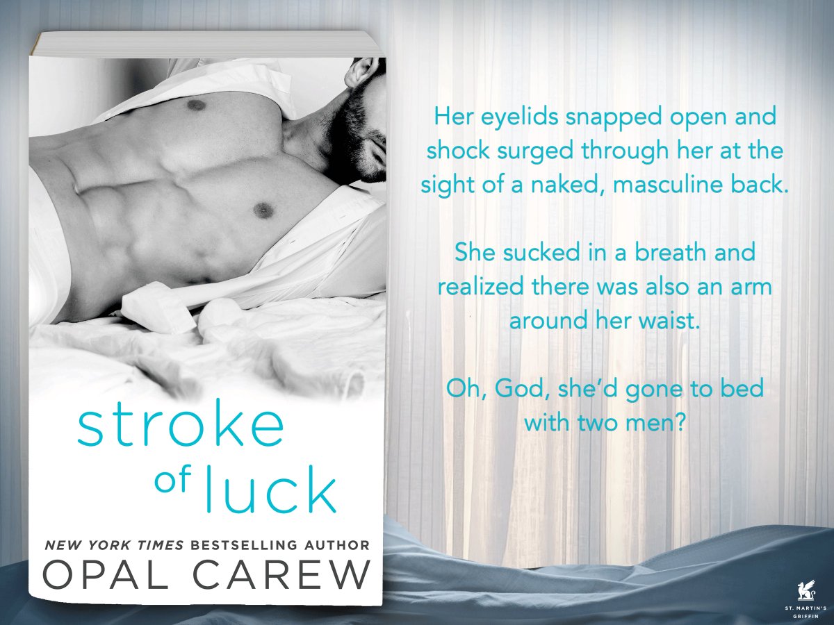 Hi. I'm thrilled that next Tuesday Stroke of Luck comes out! It's been so long since I've had a new book out!
books2read.com/u/4DodyO From @SMPRomance