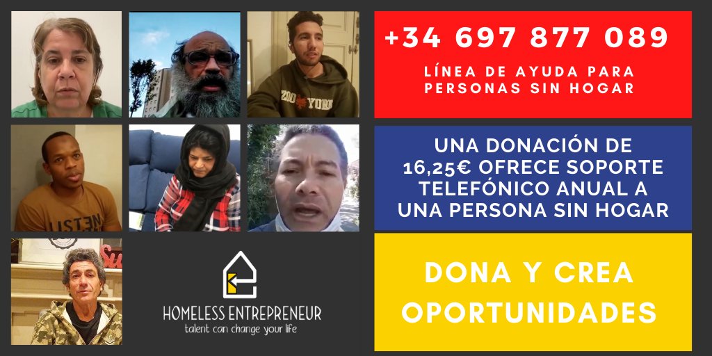 HEhelpline's tweet photo. Hola @teka_ESP, hemos creado una línea de ayuda nacional para personas sin hogar durante #covid19 para conectarles con recursos que les ayudan a salir adelante. Invitamos a tus empleados a sumaros a la causa como ciudadan@s activ@s https://t.co/yu5MiOkviP #HomelessHelpline https://t.co/lEMHASHeRo