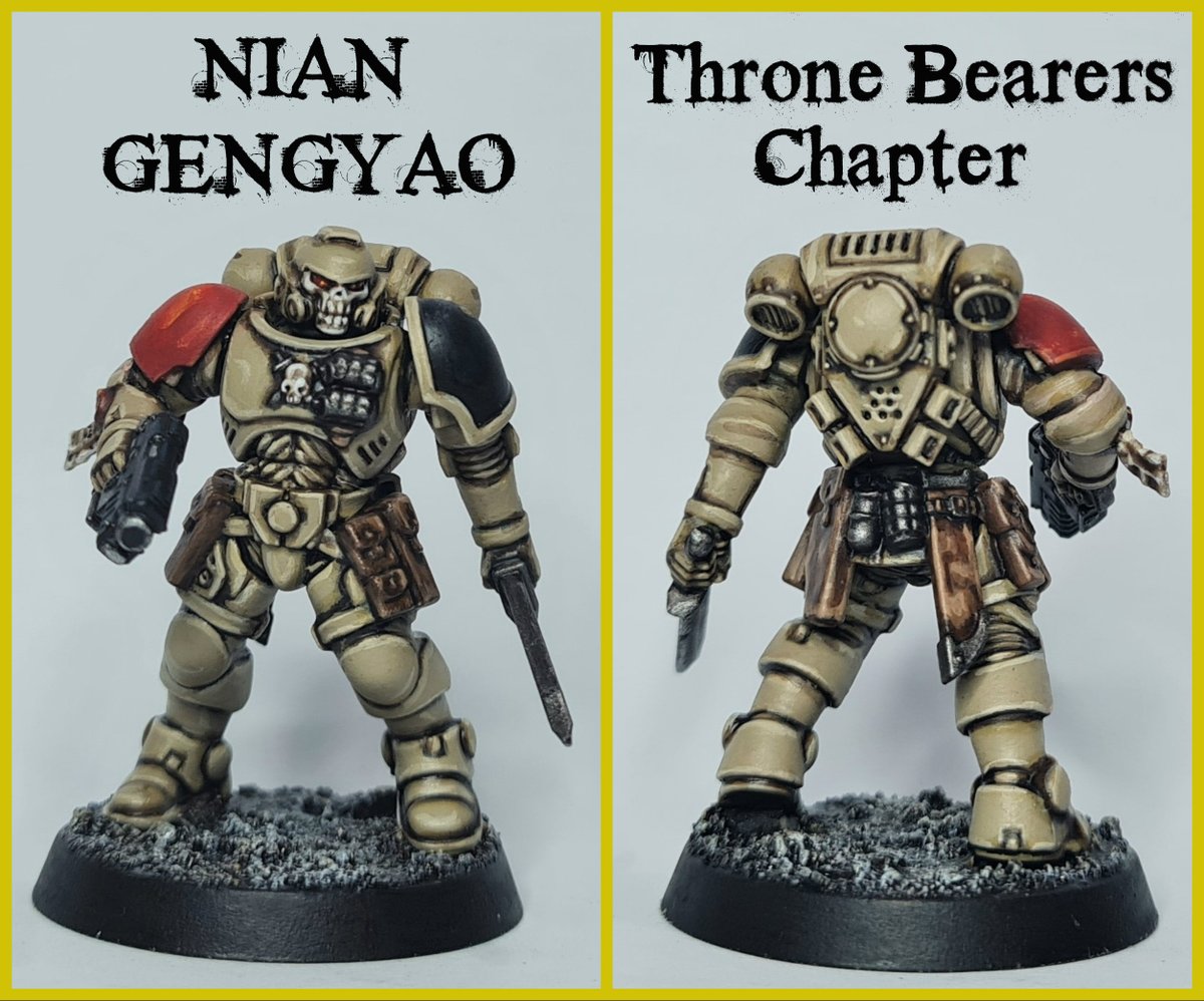 Bin_Edward's tweet photo. Nian Gengyao of the Throne Bearers Chapter (Games Workshop Warhammer 40,000 First Strike Starter Set Primaris Space Marine Reiver)

#Paintingwarhammer #Warhammertv #Warhammercommunity @WarComTeam #spacemarines #thronebearerschapter #primaris #reivers #miniatures https://t.co/BREhplSdvQ