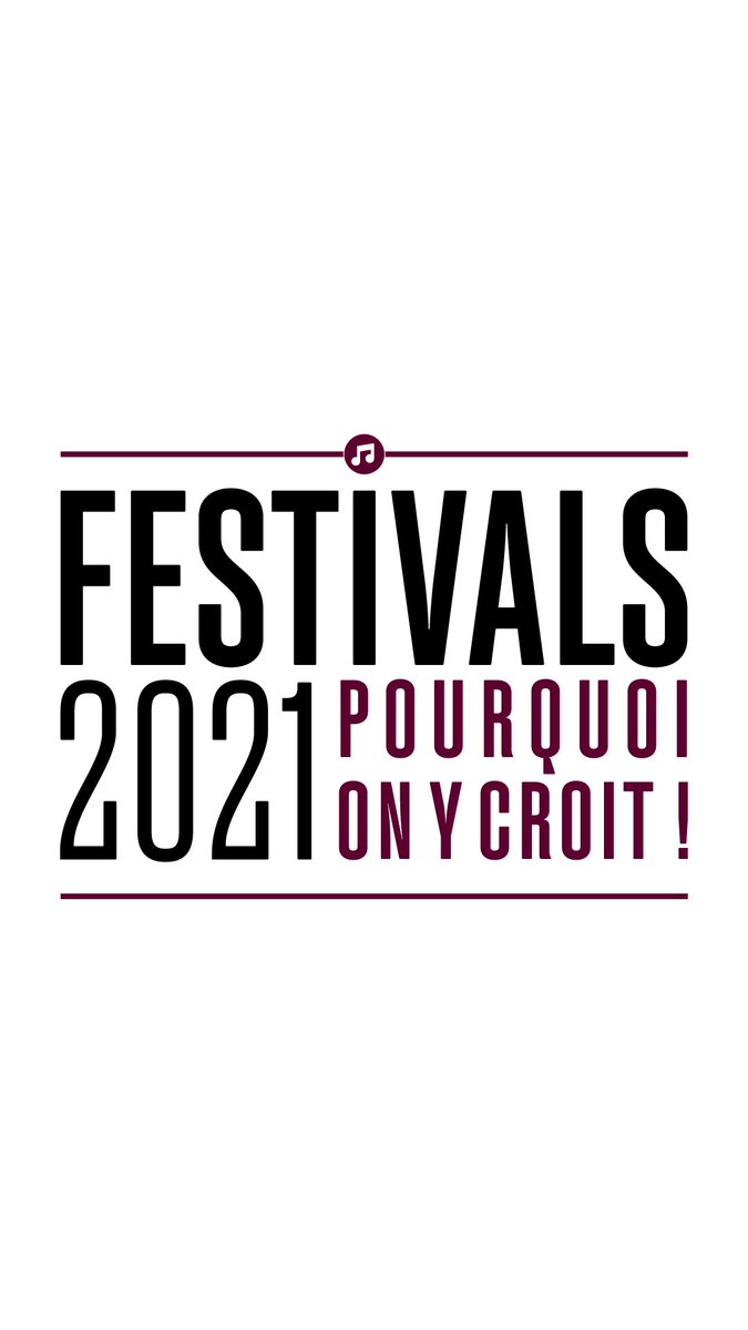 Nous, organisateurs de festivals, sommes déterminés à faire vivre nos événements en 2021. #festivalsonycroit #festivalyeah <a href="/R_Bachelot/">Roselyne Bachelot</a> <a href="/JeanCASTEX/">Jean Castex</a>