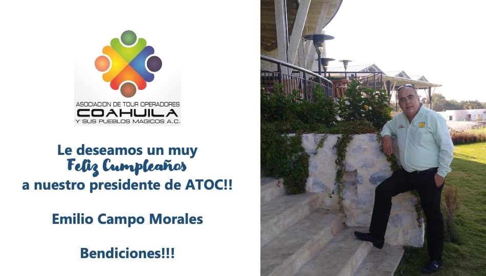 AtocCoahuila's tweet photo. Emilio Campos te deseamos el mejor de los años que todos tus sueños se hagan realidad!! https://t.co/KYuc2uRTAo