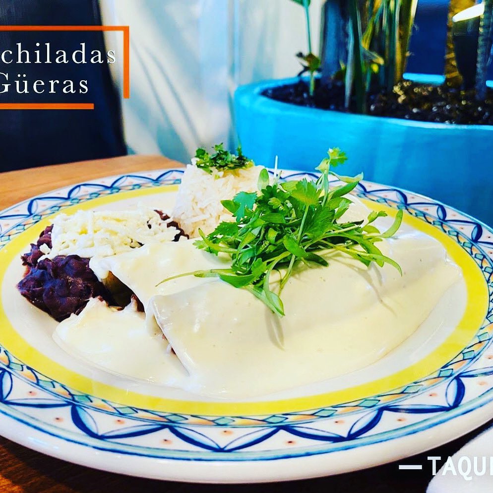 Have you tried the original flavor of Mexican enchiladas?
Try our Enchiladas Güeras today and enjoy this original flavor! 👌🏼

#mexicancuisine #taquero #taquerodallas #texas #dallasfoodie #delicious #food #gourmet #cuisine #dallas #foodie