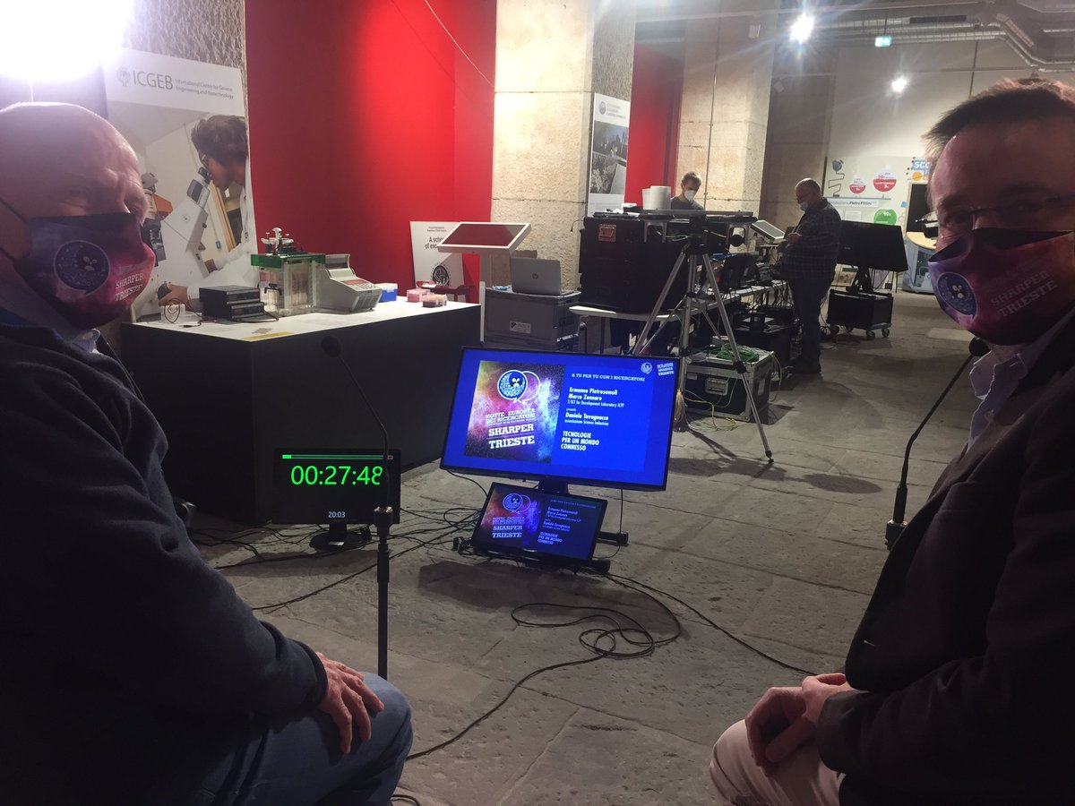 immaginarioIS's tweet photo. Portare #tecnologia, #innovazione #InternetOfThings nei paesi in via di sviluppo, senza dimenticare la necessaria #formazione: ai microfoni di #SharperNight @marcozennaro e Ermanno Pietrosemoli di @ictpnews 

#SDGs #EuropeanReseachersNight #MSCAnight #ERN20 #ernitaly https://t.co/0tnhLn59hy