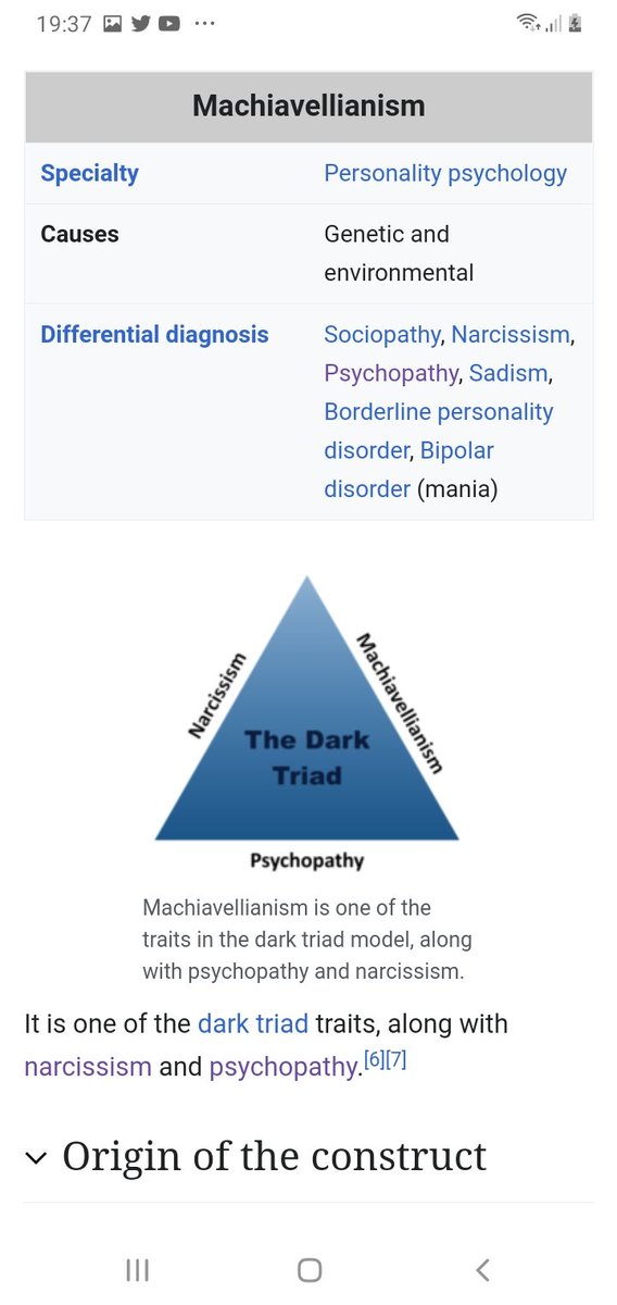 And I found that Machiavellianism is observed and studied also regarding genetics.