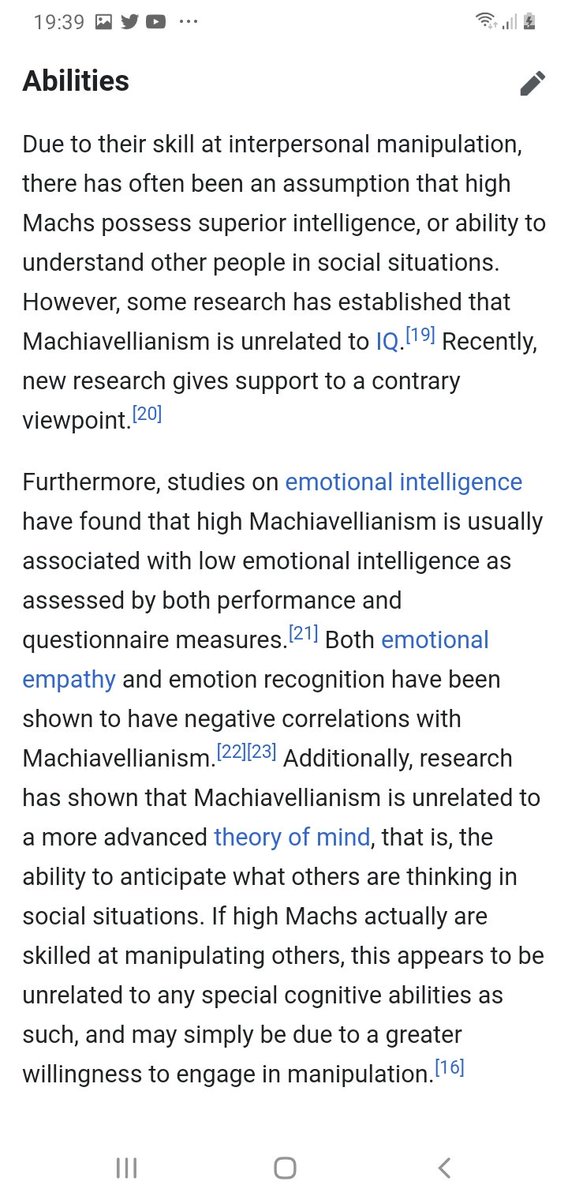 And I found that Machiavellianism is observed and studied also regarding genetics.