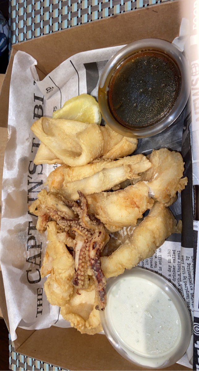 ⁦⁦<a href="/RibaStillorgan/">RIBA Restaurant</a>⁩ we enjoyed your delicious fritto misto as our weekend treat! Getting us though the last weekend of Level 5 👍