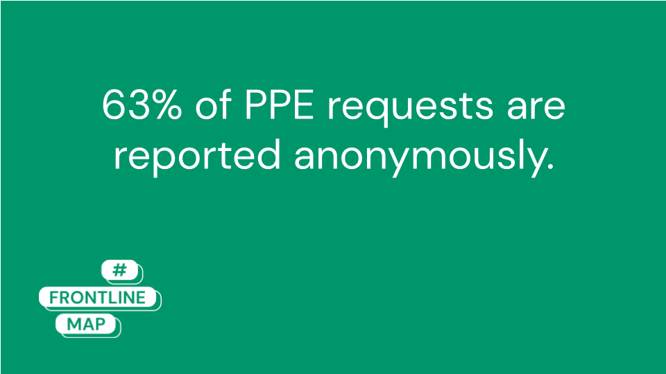 FrontlineMap's tweet photo. Flag your #PPE #needs anonymously and #frontlinemap will arrange support for you and your team > https://t.co/tD2OfrFxAQ #staysafenotsilent #covid19 #secondwave #ourNHSpeople #frontlineworkers https://t.co/hVPDYqKPwX