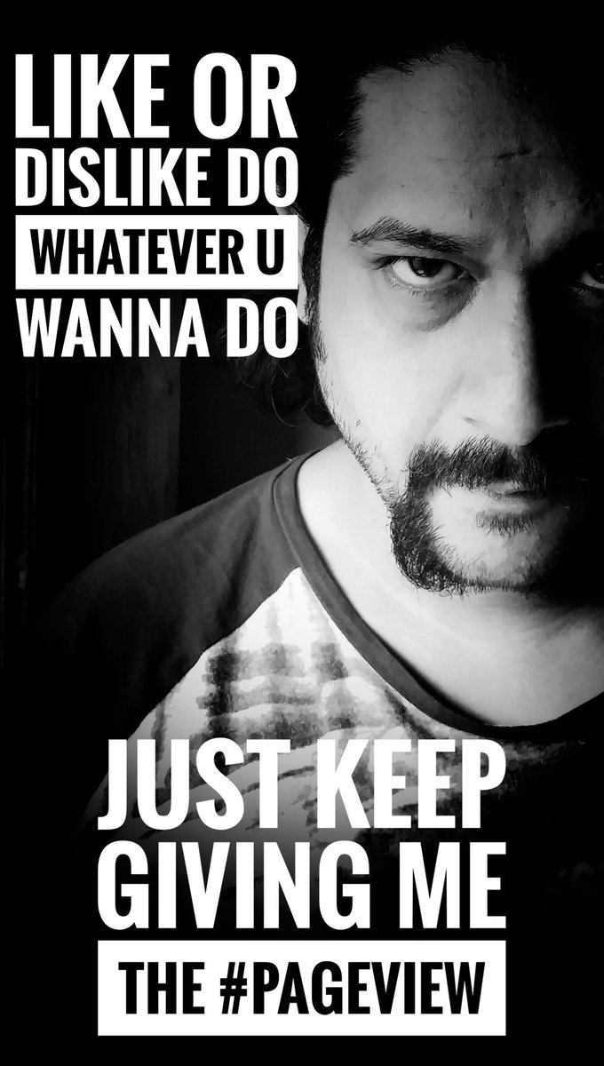 artiation's tweet image. #like or #dislike do whatever u wanna do.... just keep giving me the #PageView 

Applicable on 

#SEO #SocialMedia #searchengineoptimization #FakeNewsMedia #Internetmarketing #PPC #PayPerClick #Google #Facebook #Twitter #advertisement #Showbiz 
#YouTuber #youtube #Instagram