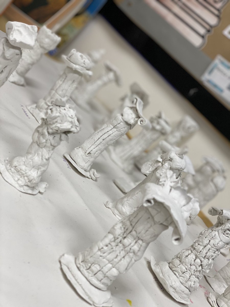 BeecholmeSchool's tweet image. Take a look at the Amazing Greek column pillars created by year 5! They have been working really hard on their modelling skills and fine details ! Well done year 5 🏛🏺#greekmythology #year5teacher #beecholmeprimaryschool #clayart
