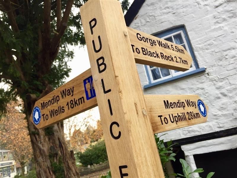 Great to see this sign in place at last for one of our most spectacular signature walks.