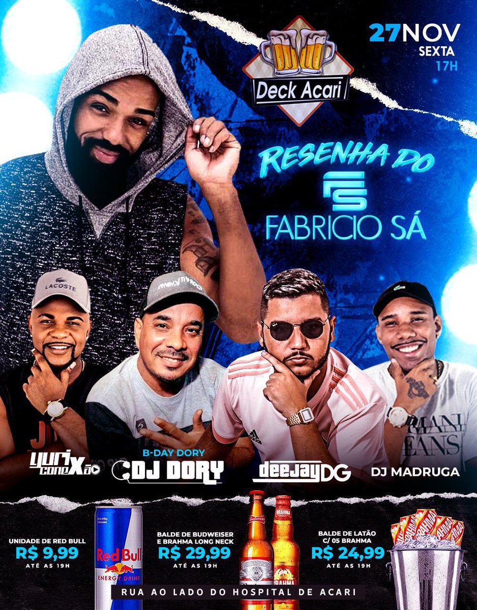 Rodrigo67382537's tweet photo. #HOJEEE tem DECK ACARI resenha do FABRÍCIO SA e banda 🤦🏻‍♂️aniversário do dj Dory 🙅🏻‍♂️ balde latão 24,99 até as 19:00 balde de Bud 29,99 😱 pai tá on devagar vamos conquistando 🗣️ só lembrando q hj não tem baile no amarelinho @KarinadeJesusP5 @betinhacapital @MadruugaaDeejay @dorydj5 https://t.co/nhOaZSWvL4