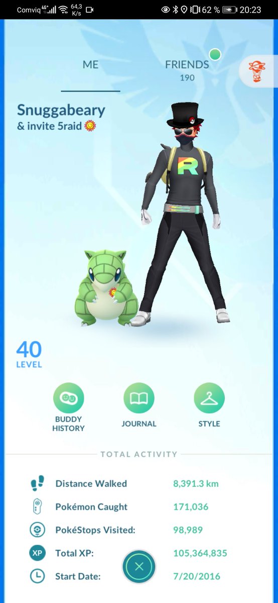 snuggabeary's tweet photo. Update profil 💪 #pokemongo #PokemonGOfriends https://t.co/vKEzXbEwpQ