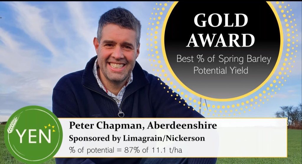 ScotAgronomyLtd's tweet photo. Bumper haul for Scottish Agronomy members who dominated the spring barley category in the 2020 @adasYEN awards this week. These awards reflect attention to detail, being outward looking, prepared to try new methods &amp; ambitiously trying to get the best out of crops.#soil #IPM https://t.co/sxkme6tB5C