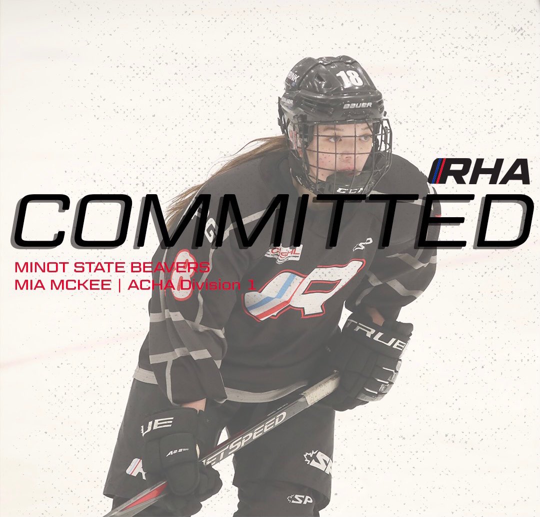 rha_winnipeg's tweet photo. COMMITTED • Congrats to RHA student athlete Mia McKee who has officially committed to Minot State University! https://t.co/zFxi3jM49i