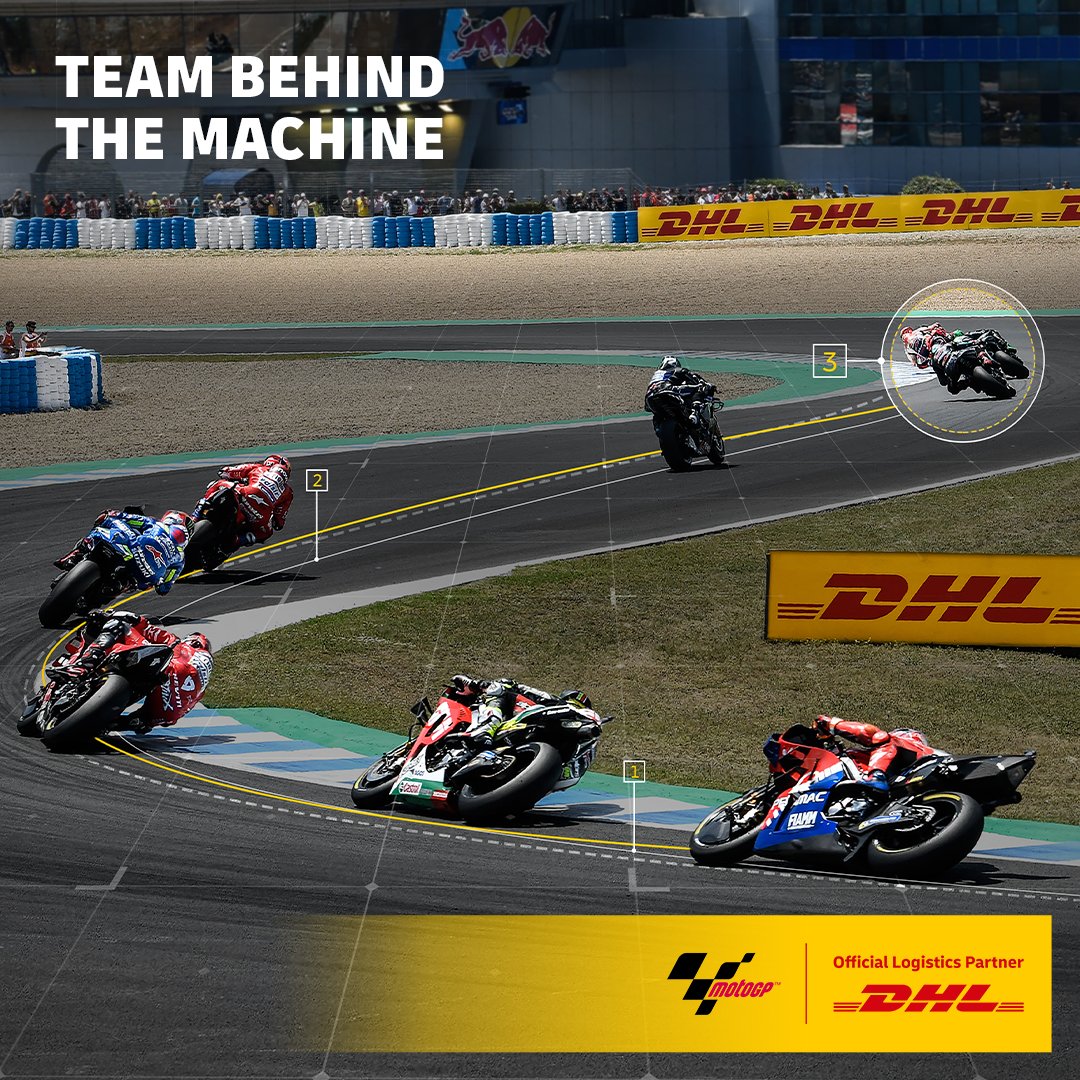DHLUS's tweet photo. #MotoGP race season is underway, and now is the time to win a 2021 MotoGP race experience. Enter now: https://t.co/PtEYb0azDp #TeamBehindTheMachine https://t.co/Ddn0qKlrL7