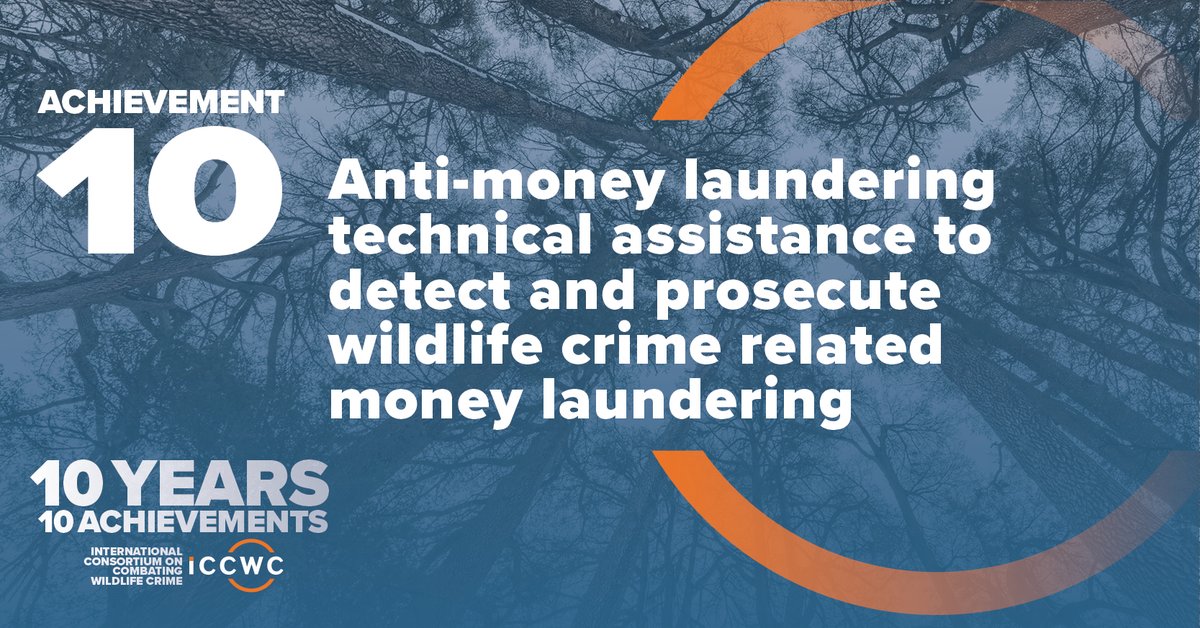 WBG_Environment's tweet photo. #DYK Criminals exploit weaknesses in the financial and non-financial sectors to enable #wildlifecrime. #ICCWC’s specialized anti-money laundering #AML training has helped shape the response https://t.co/SQkH3rNBgB #ICCWC10years https://t.co/PrD0O9jw5U