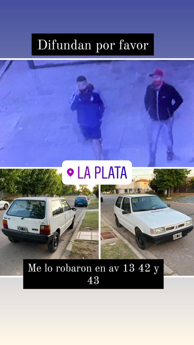 sofiadasseville's tweet photo. Difundir por favor! Me lo robaron robaron por zona plaza paso,La Plata. https://t.co/akB1Sk0uek