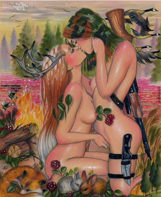 In love with this art ❤️❤️❤️ https://t.co/pgcj1SwR3v<a href="/tag/love"class="tags"><span>#love</span></a><a href="/tag/lesbian"class="tags"><span>#lesbian</span></a>