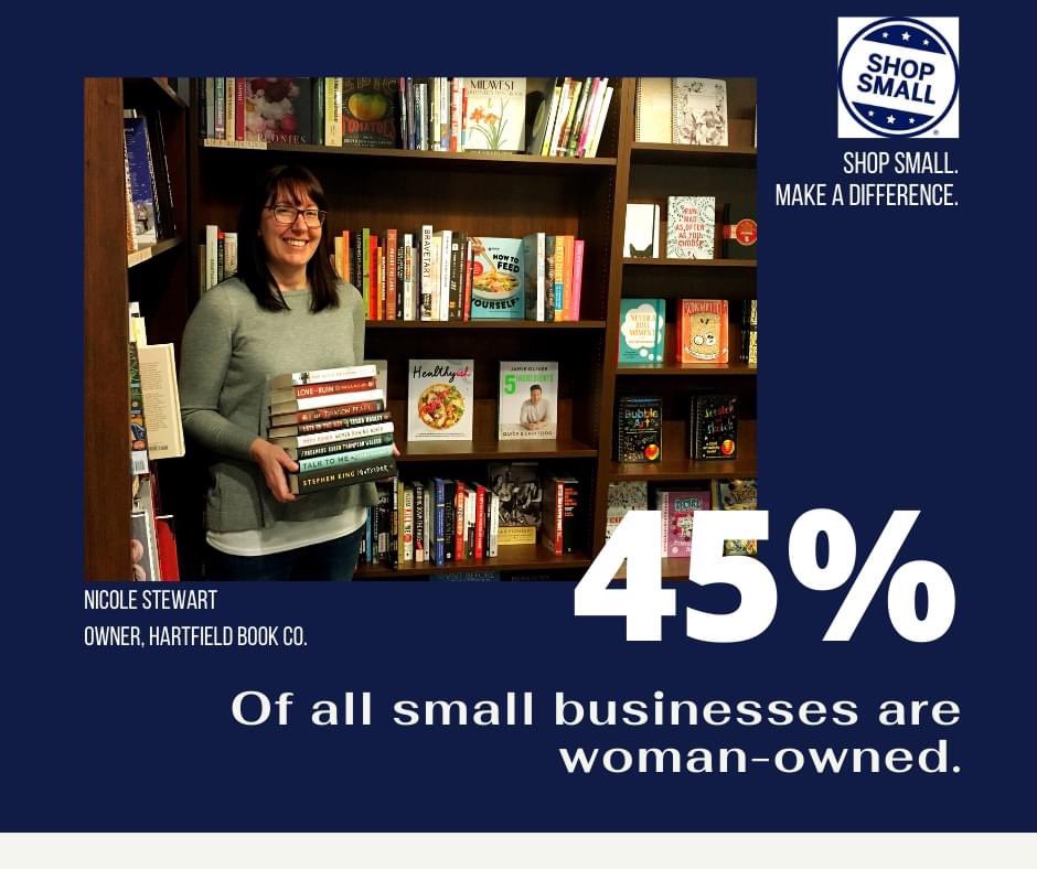 gomonticello's tweet photo. Small Business Saturday 2020... fun fact #6! 
@HartfieldBooks 
#makeitmonticello #shopsmall #shopsmallbusiness #smallbusinesssupport https://t.co/4ATiTWx0U6