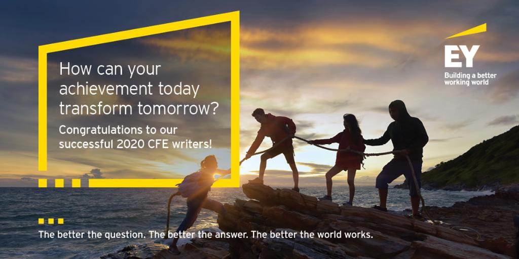 EYCanada's tweet image. Today, we celebrate our future CPAs. Congratulations to our 330 successful 2020 Common Final Examination writers!

#EYCanada #CFE2020 #BetterWorkingWorld #CPA