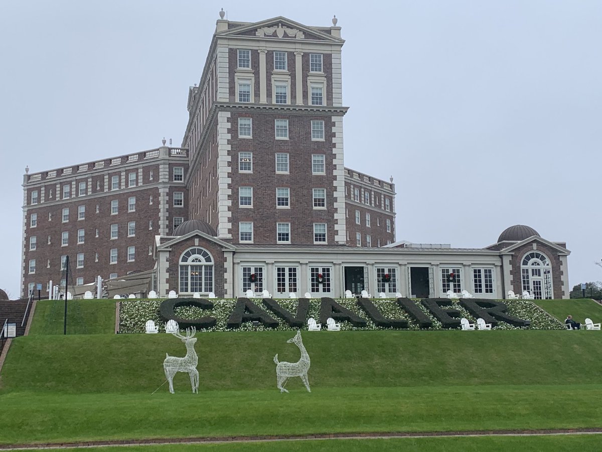 Sometimes the best innovation is a renovation...The Cavalier at  Virginia Beach ready for the holidays.