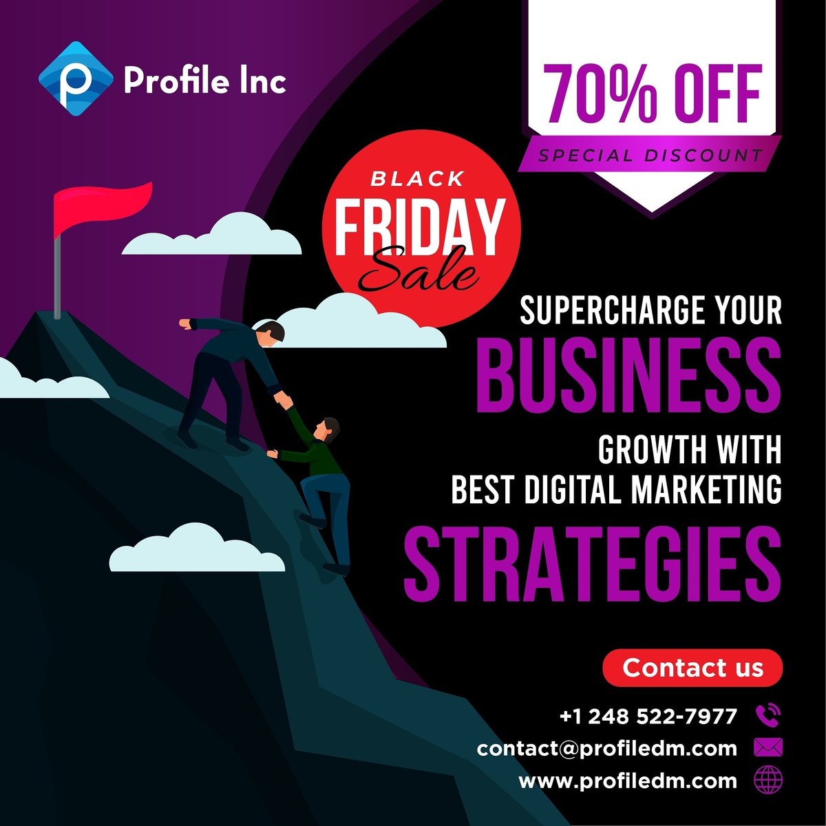 inc_profile's tweet photo. Bring In Leads, Drive Revenue &amp; Reach Your Goals. Get Digital Media Marketing Services at 70% discount

#discount #blackfriday #sale #digitalmarketingservices #unitedstates #limitedoffer https://t.co/xhvHfVcnWc