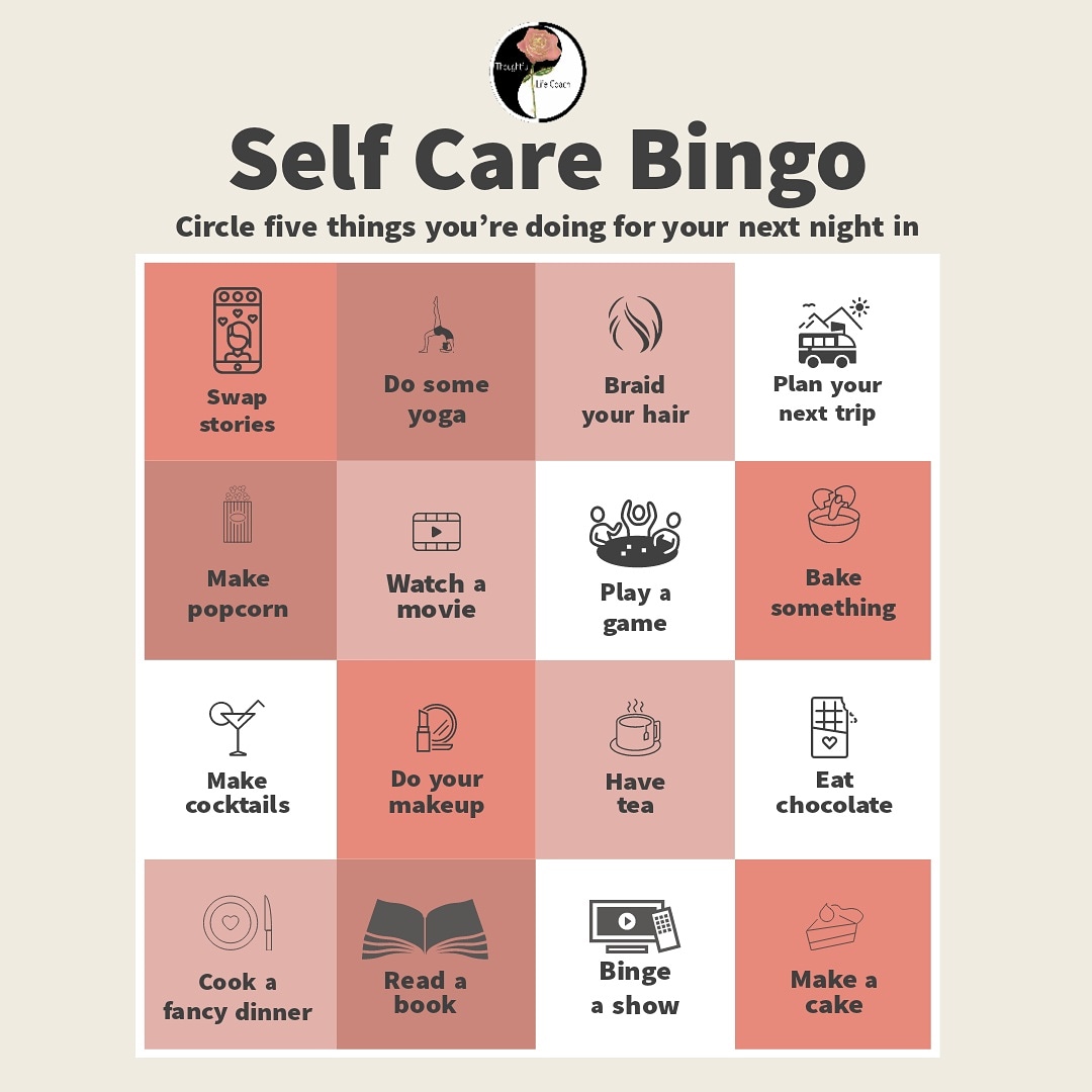 LifeThoughtfull's tweet photo. This week, keep tabs on your mental health as you try to fill in this self care bingo card. Tell us how many you got!

Catch me on https://t.co/Kjl7Q9Wipg where I take live sessions online https://t.co/othYCKfC5K https://t.co/PsiVHyxPTh
