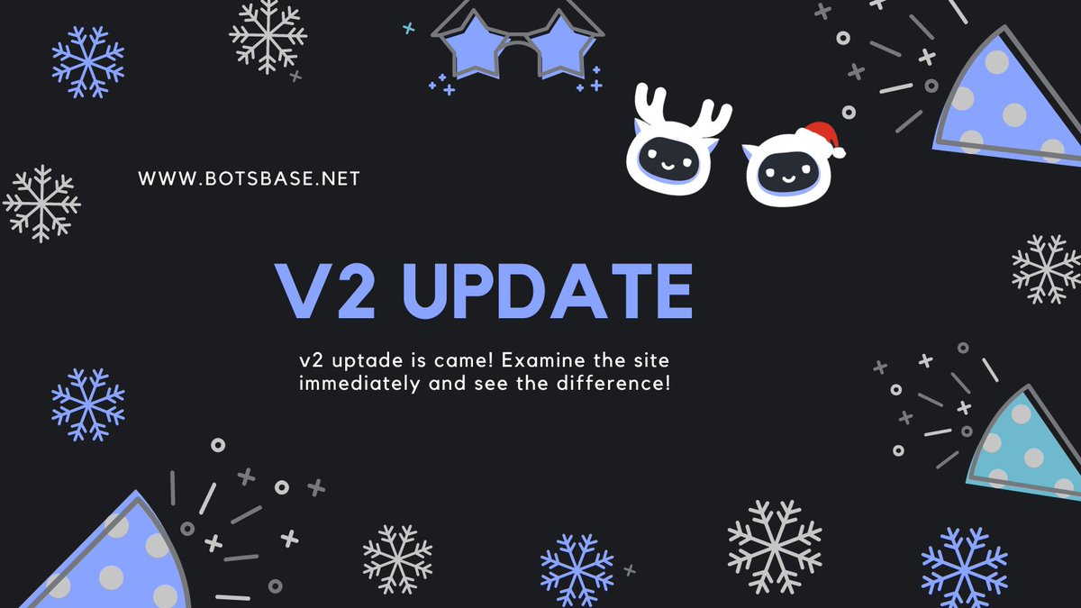 botsbasenet's tweet image. v2 GÜNCELLEMESİ GELDİ! Hemen siteyi incele ve farkı gör!
#botsbase #discord #discordapi #discordbot #botlist #discordapp