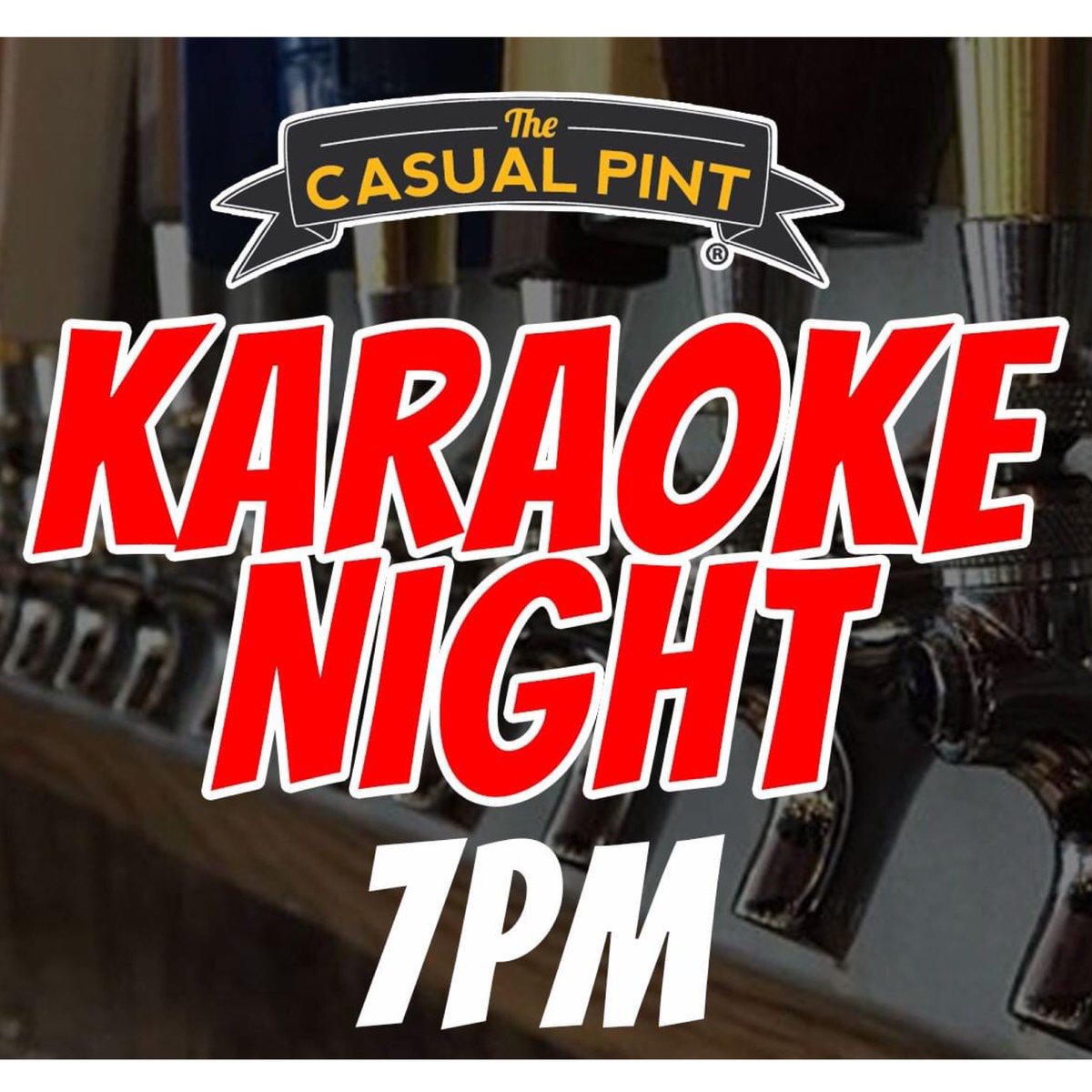 ♬It’s 𝐊𝐚𝐫𝐚𝐨𝐤𝐞 𝐍𝐢𝐠𝐡𝐭 at The Pint!♬  Tag your crew, and head on over tonight starting at 7pm for Fun &amp; Beers with the best crowd in town! 🎙 

🍺Bring your growlers for $2 off Fills or grab some Crowlers for $1 off.

🚩Bourbon County Stout is, now available!🍻