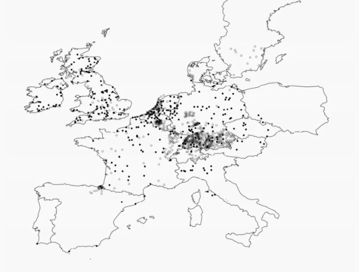 Why? I don't know much about HRE history but I seem to understand it was another brand competition issue. Protestants and catholics were trying to outdo each other in protecting people from witches!Pic: a map of witch-hunts in Europe