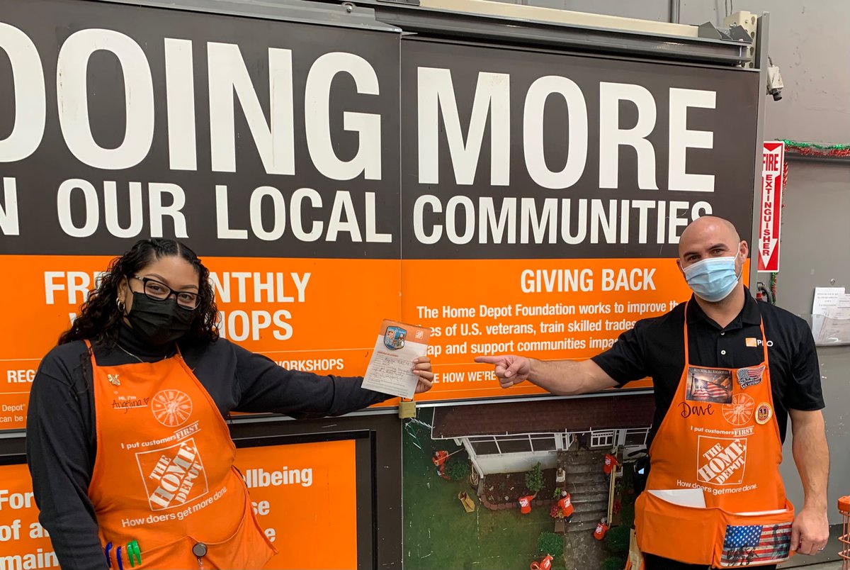 Big congratulations to 1st time Homer Award recipient Angelina. She is a new cashier that is demonstrating great behaviors, leading to a $600 recovery! <a href="/LemonGroveHD/">Lemon Grove Home Depot</a> <a href="/TiaJake777/">Tia Jake</a> <a href="/dustin_woolsey/">Dustin C Woolsey</a> @524_TONY <a href="/gabymarco36/">Gabriela Marco</a> <a href="/lululee27x/">Lulu Lee</a>